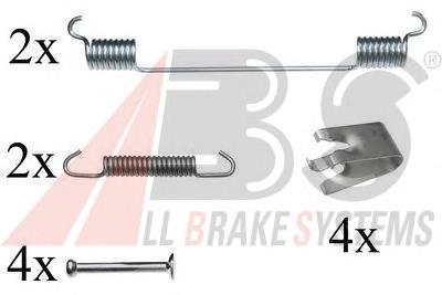 0814Q ABS kit de montaje, zapatas de freno traseras