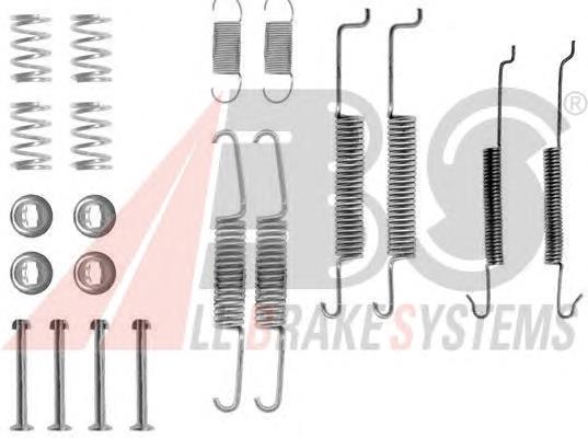 0680Q ABS Kit de montaje de zapatas de freno traseras