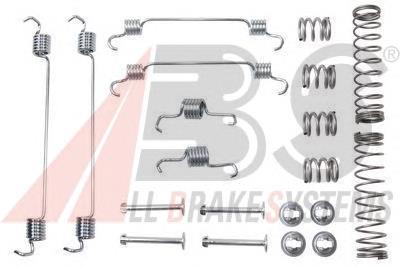 0835Q ABS kit de montaje, zapatas de freno traseras