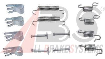 0850Q ABS kit de montaje, zapatas de freno traseras