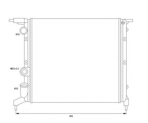 Comprar 58785 NRF Radiador de auto