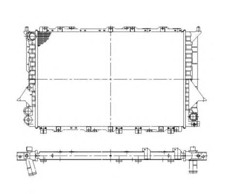 Comprar 58870 NRF Radiador de auto