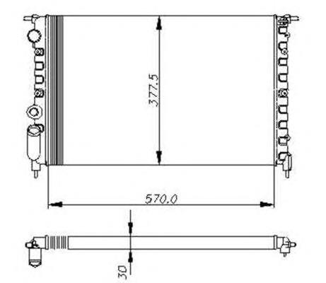 Comprar 58852 NRF Radiador de auto