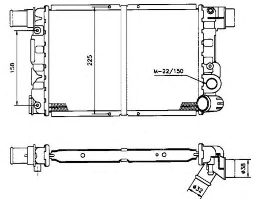 Comprar 58844 NRF Radiador de auto