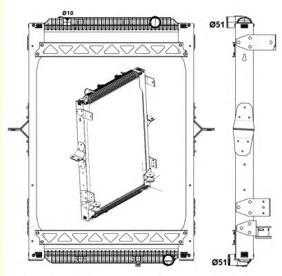 Radiador 58404 NRF