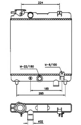 58659 NRF Refrigeración del motor