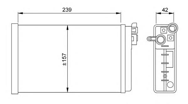 Radiador de calefacción NRF 58640 precio, desde 24,71 EUR