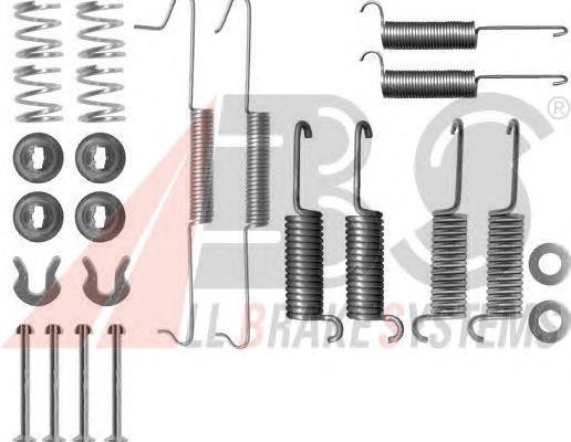 0571Q ABS kit de montaje, zapatas de freno traseras