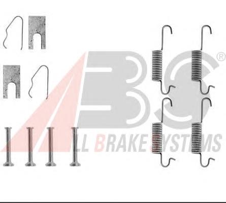 Kit de montaje de zapatas de freno traseras para Audi 80 B1 82