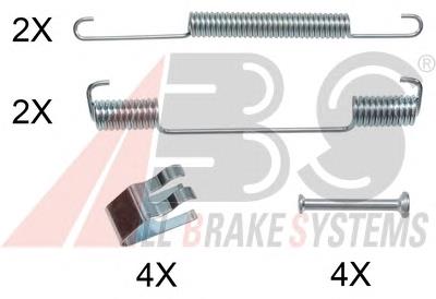  Kit de montaje de zapatas de freno traseras BMW 3 
