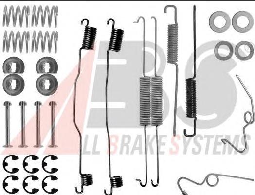 0624Q ABS kit de montaje, zapatas de freno traseras