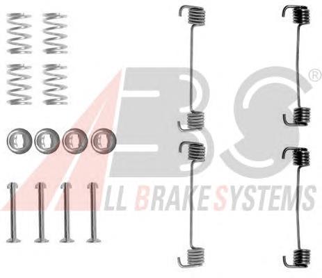 0619Q ABS kit de montaje, zapatas de freno traseras