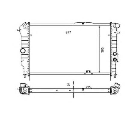 Radiador 58972 NRF