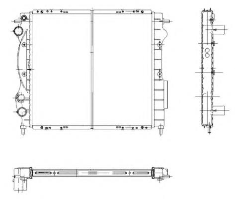 Radiador de água Renault (RVI) 7700806575