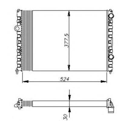 Comprar 58947 NRF Radiador de auto