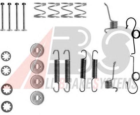 Comprar Kit de montaje de zapatas de freno traseras Ford Fiesta Mk1 GBFT