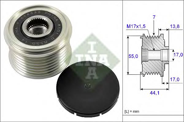 Comprar 535016710 INA Rueda libre del alternador