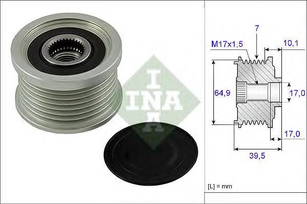Comprar 535017710 INA Rueda libre del alternador