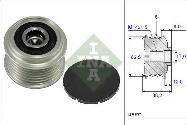 Comprar 535021910 INA Rueda libre del alternador