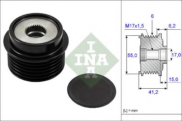 Comprar 535023110 INA Rueda libre del alternador