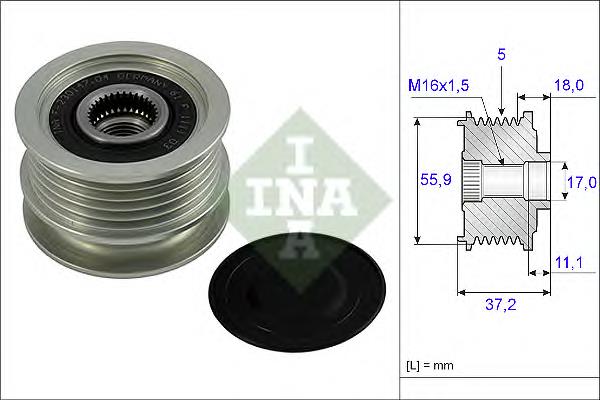 Comprar 535001810 INA Rueda libre del alternador
