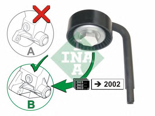 Rodillo tensor correa poli V INA 531079010 precio, desde 30,23 EUR