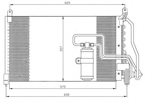 Comprar 35134 NRF Condensador de aire acondicionado
