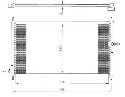 Condensador aire acondicionado 35145 NRF