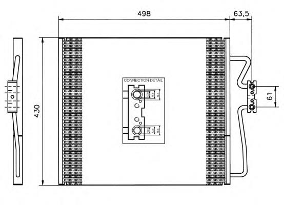 35148 NRF condensador aire acondicionado