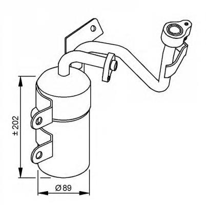 Receptor-secador del aire acondicionado 33307 NRF