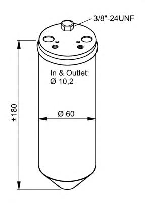 33319 NRF receptor-secador del aire acondicionado