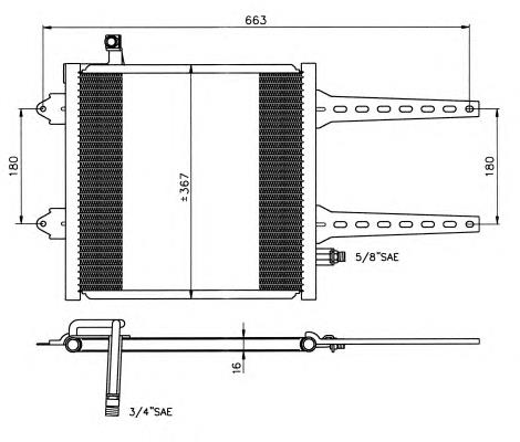 35049 NRF condensador aire acondicionado