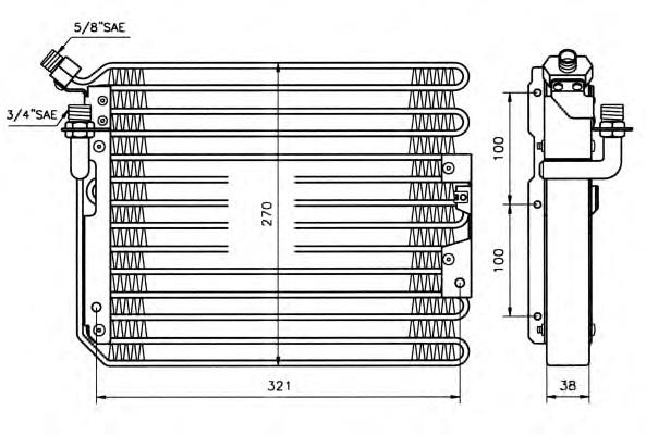 Condensador NRF 35037