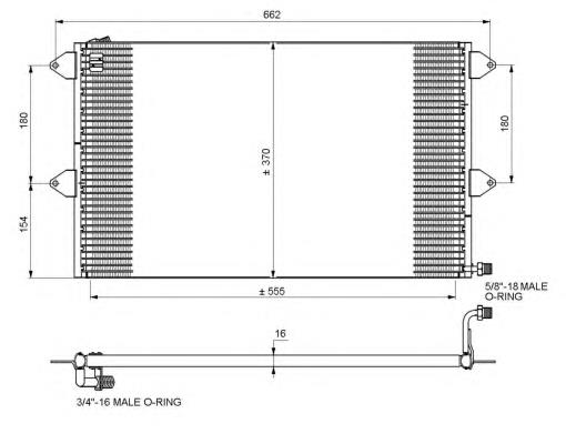 Comprar 35034 NRF Condensador de aire acondicionado