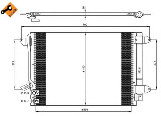 Condensador NRF 350028