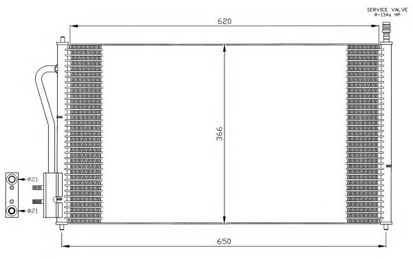 Aire acondicionado capacitor NRF 35345 precio, desde 60,80 EUR