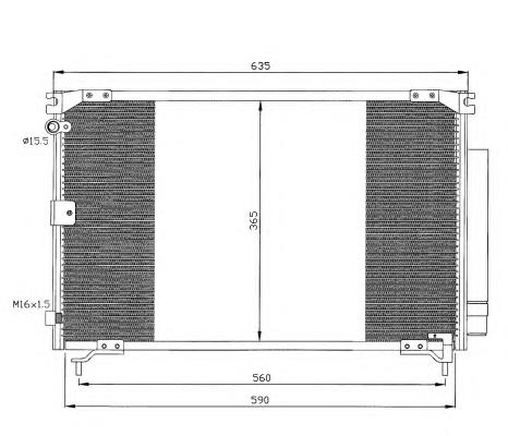 35339 NRF condensador aire acondicionado