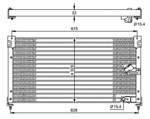 Comprar 35348 NRF Condensador de aire acondicionado