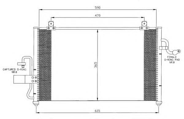 Comprar 35425 NRF Condensador de aire acondicionado