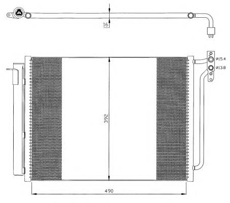 Comprar 35406 NRF Condensador de aire acondicionado