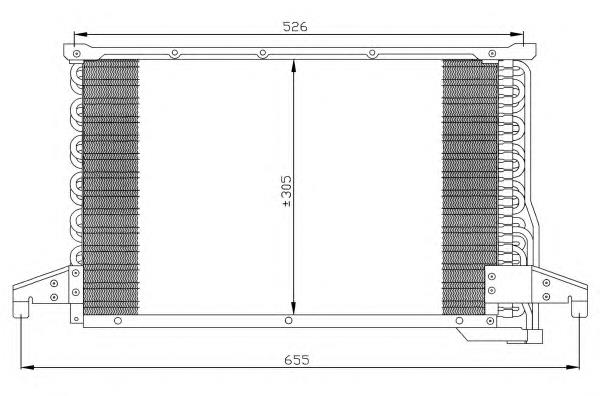 Condensador aire acondicionado 35272 NRF