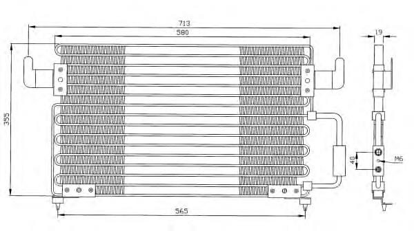 35261 NRF condensador aire acondicionado