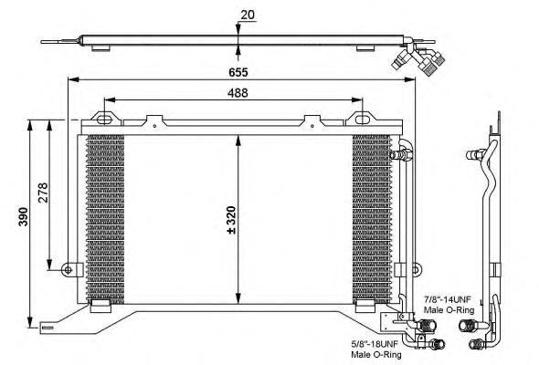 Comprar 35240 NRF Condensador de aire acondicionado