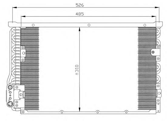 35246 NRF condensador aire acondicionado