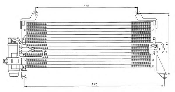 35257 NRF condensador aire acondicionado