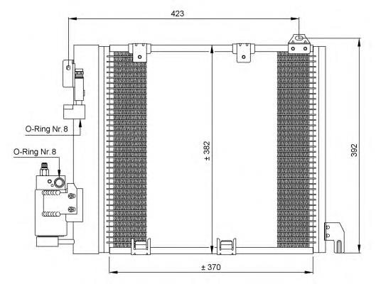 35302 NRF Radiador de aire acondicionado
