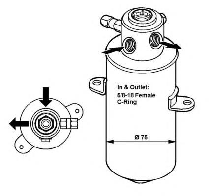 Filtro deshidratador 33033 NRF