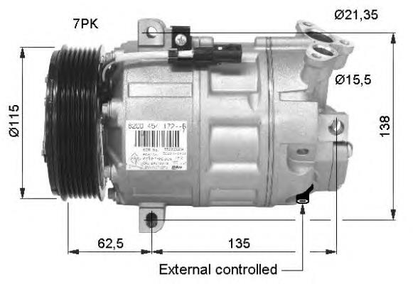 Compresor de ac NRF 32692