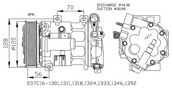 Comprar 32682 NRF Compresor de aire acondicionado coche