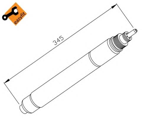 Receptor-secador del aire acondicionado 33194 NRF